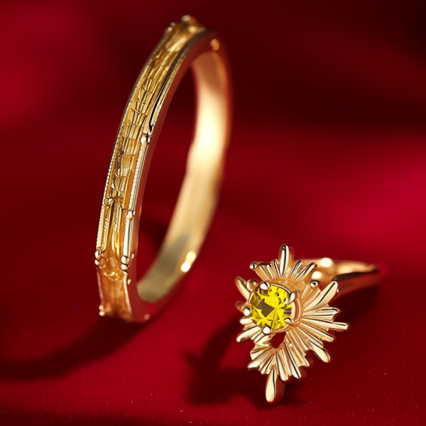 黄金首饰的图片