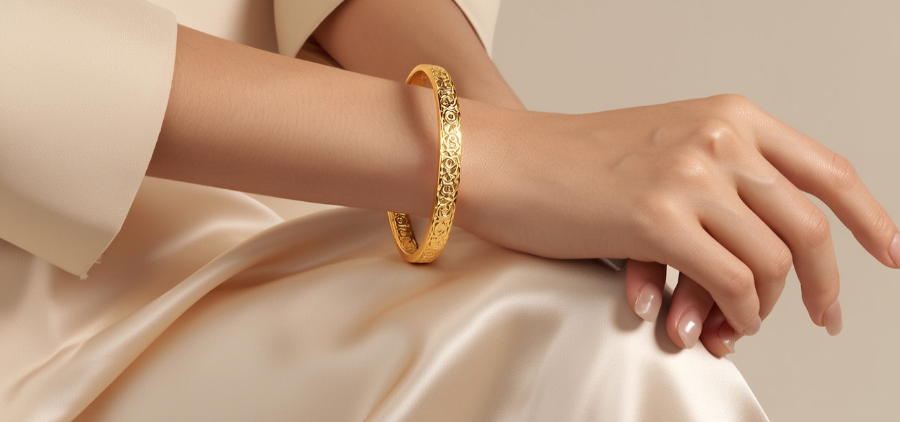 带金手镯的胳膊图片