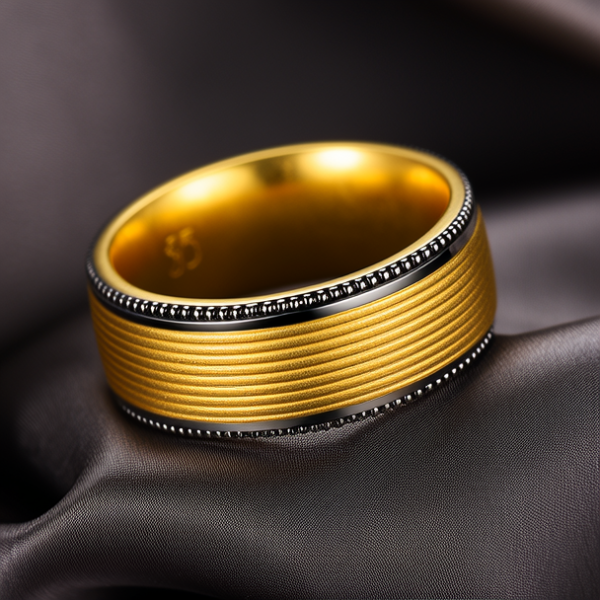 20克男士金戒指图片